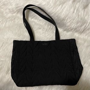 Kate Spade Ellie Large Nylon Quilted tote or travel bag black
